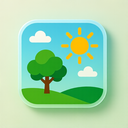 icon_environment_sun_transparent icon preview