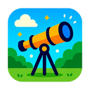 icon_environment_telescope_vibrant_colors icon preview