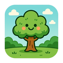 icon_environment_tree_cartoon icon preview