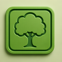 icon_environment_tree_embossed icon preview