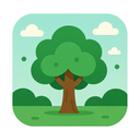 icon_environment_tree_flat_design icon preview