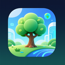 icon_environment_tree_futuristic icon preview