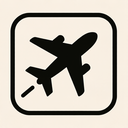 icon_fashion_airplane_bold icon preview