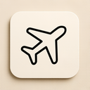 icon_fashion_airplane_elegant icon preview