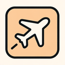 icon_fashion_airplane_filled icon preview