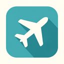 icon_fashion_airplane_flat_design icon preview