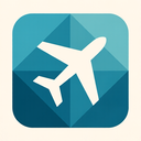 icon_fashion_airplane_geometric icon preview