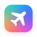 icon_fashion_airplane_gradient icon preview