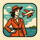icon_fashion_airplane_retro icon preview