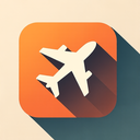 icon_fashion_airplane_shadow_effect icon preview