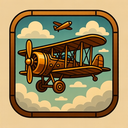 Fashion Airplane Steampunk Free icon download