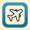 icon_fashion_airplane_vector icon preview
