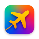 icon_fashion_airplane_vibrant_colors icon preview