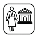 icon_fashion_bank_line_art icon preview