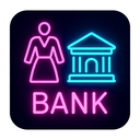 icon_fashion_bank_neon icon preview
