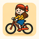 icon_fashion_bicycle_cartoon icon preview