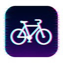 icon_fashion_bicycle_digital_glitch icon preview