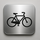 icon_fashion_bicycle_metallic icon preview