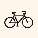 Fashion Bicycle Minimal outline Free icon download