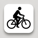 icon_fashion_bicycle_monochrome icon preview