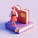 icon_fashion_book_3d_isometric icon preview
