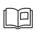 icon_fashion_book_minimal_outline icon preview