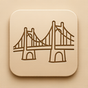 icon_fashion_bridge_embossed icon preview