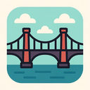 icon_fashion_bridge_flat_design icon preview