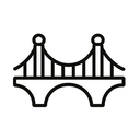 icon_fashion_bridge_line_art icon preview