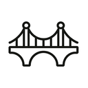 icon_fashion_bridge_minimal_outline icon preview