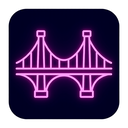 icon_fashion_bridge_neon icon preview