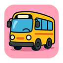 icon_fashion_bus_cartoon icon preview