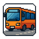 icon_fashion_bus_pixel_art icon preview
