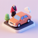 icon_fashion_car_3d_isometric icon preview