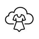 icon_fashion_cloud_line_art icon preview