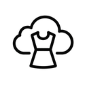 icon_fashion_cloud_monochrome icon preview