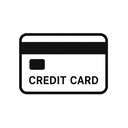 icon_fashion_credit_card_monochrome icon preview