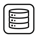icon_fashion_database_monochrome icon preview