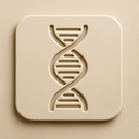 icon_fashion_dna_strand_embossed icon preview