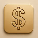 icon_fashion_dollar_sign_embossed icon preview