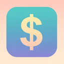icon_fashion_dollar_sign_flat_pastel icon preview