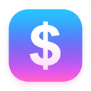 icon_fashion_dollar_sign_gradient icon preview