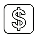 icon_fashion_dollar_sign_line_art icon preview