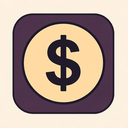 icon_fashion_dollar_sign_rounded icon preview