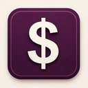 icon_fashion_dollar_sign_sharp_edges icon preview