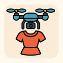 icon_fashion_drone_cartoon icon preview