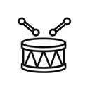icon_fashion_drum_minimal_outline icon preview