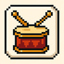 icon_fashion_drum_pixel_art icon preview