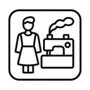 icon_fashion_factory_line_art icon preview