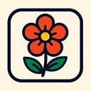 icon_fashion_flower_bold icon preview